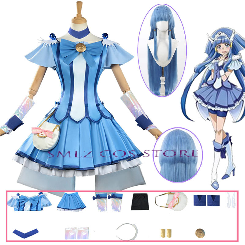 Anime Cosplay Mujer - Cure Beauty Cosplay Anime Smile Glitter