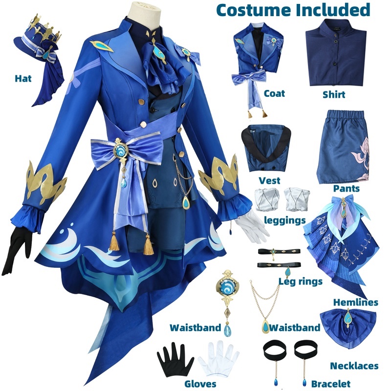 Furina Cosplay Costume Wig Hai - Violet Evergarden Dress review and price