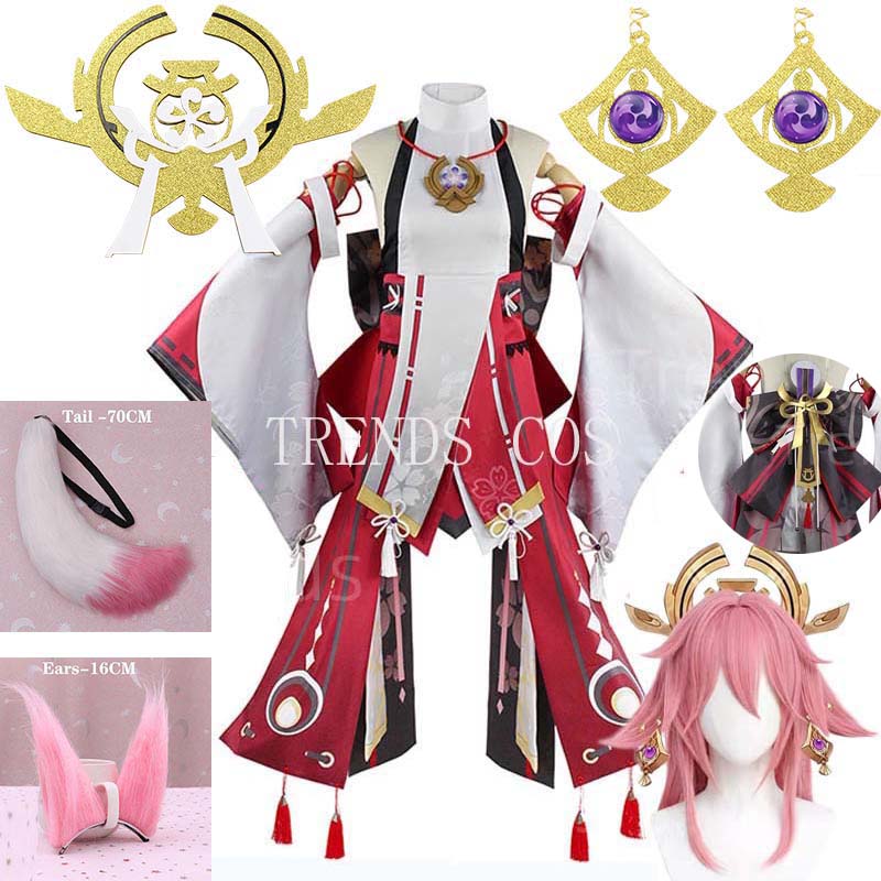 Yae Miko Full Set Guuji Yae Co - Violet Evergarden Dress review and price