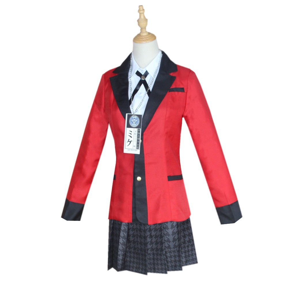 Cosplay Costume Girl Pleated S - Anime Cosplay Kakegurui review and price