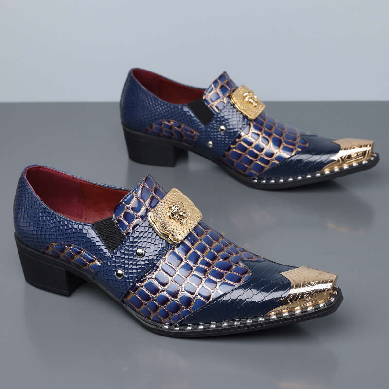 Men's Snake Print Brogue Oxfor - Anime Cosplay Simple review and price