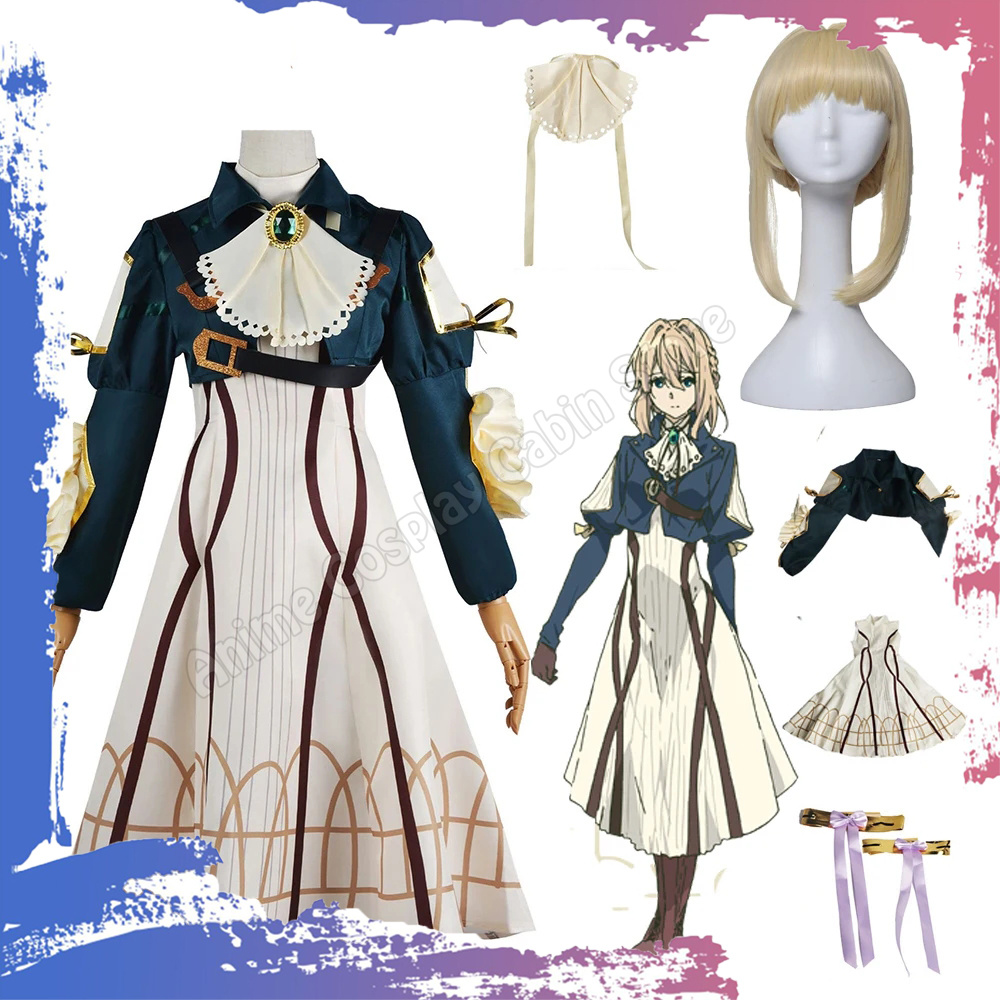 Anime Violet Evergarden Cospla - Violet Evergarden Dress review and price