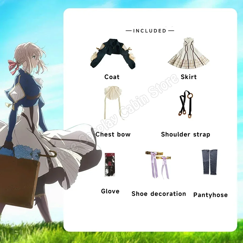 Anime Violet Evergarden Cospla - Violet Evergarden Dress review and price