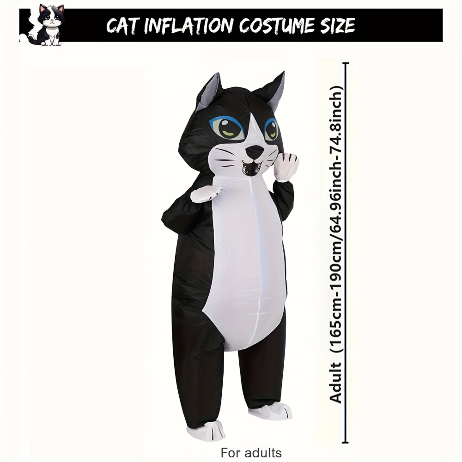 Inflatable Cat Costume Adult,  - Anime Cosplay Simple review and price