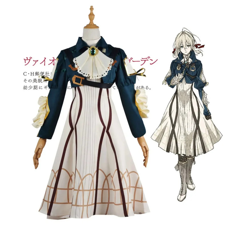 Anime Cosplay Violet Evergarde - Violet Evergarden Dress review and price