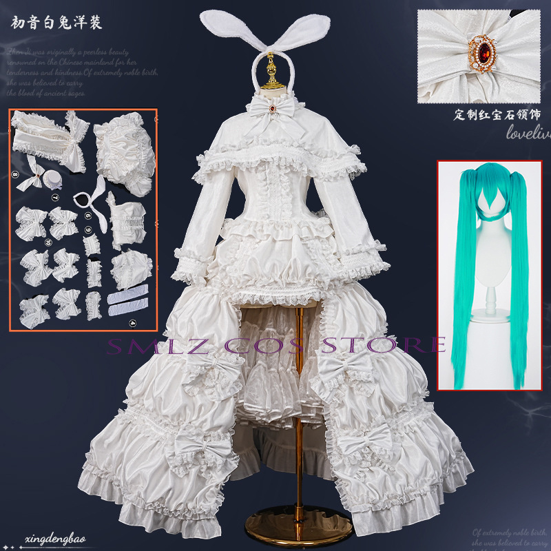 2026 Rabbit MikuuU Cosplay Ani - Anime Cosplay Mujer review and price