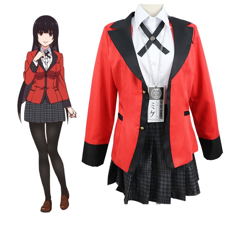 Jabami Yumeko Cosplay Costume  - Anime Cosplay Kakegurui review and price
